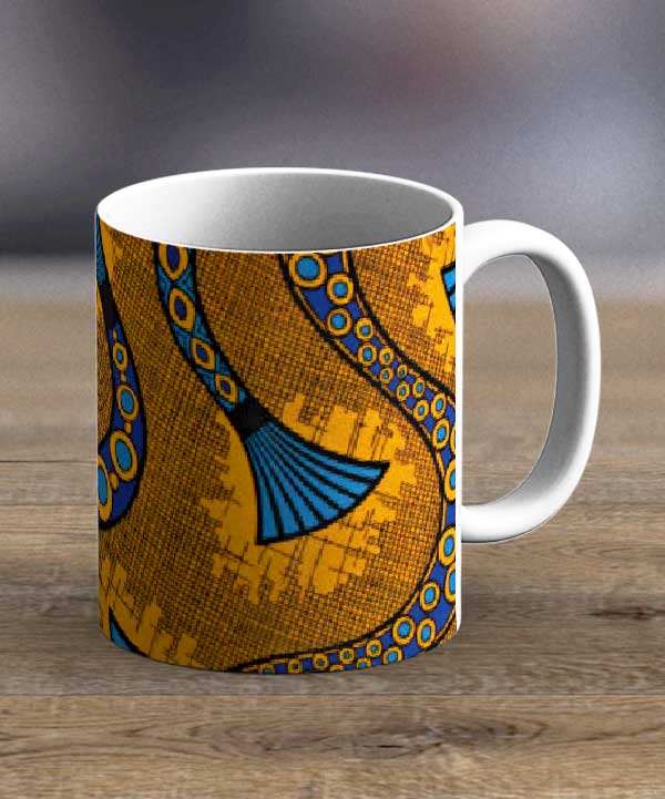 Mugs & Teapots Fabric 51 – Ankara Print Mug