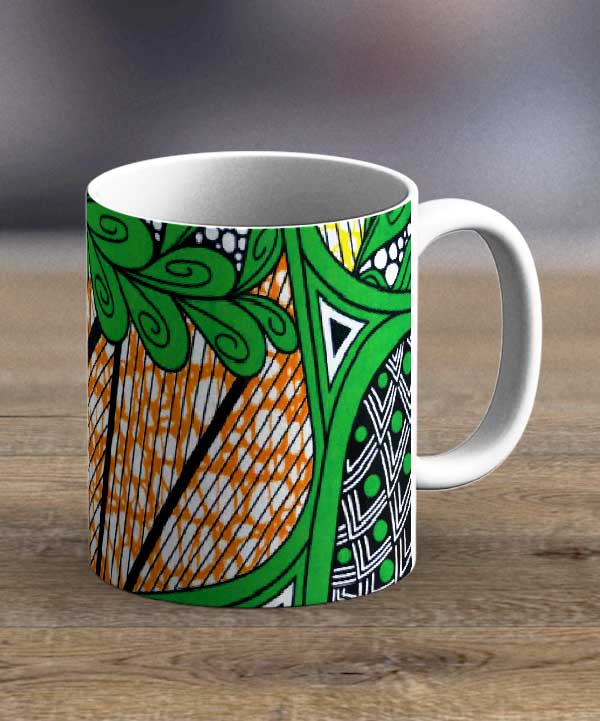 Mugs & Teapots Fabric 52 – Ankara Print Mug