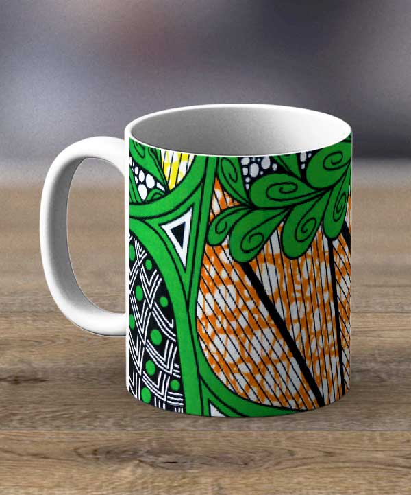 Mugs & Teapots Fabric 52 – Ankara Print Mug