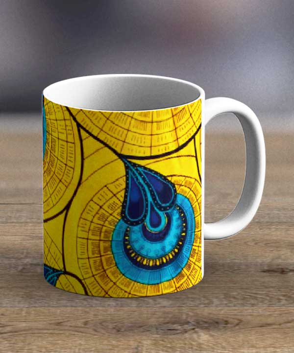 Mugs & Teacups Fabric 55 – Ankara Print Mug