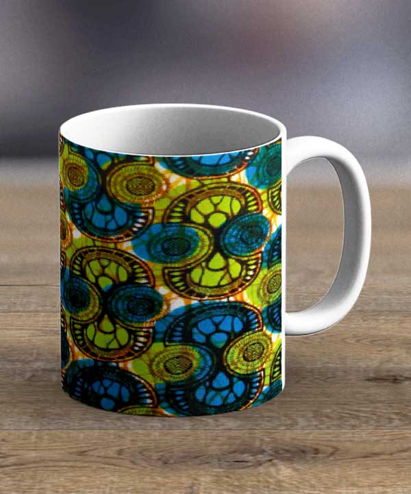 Mugs & Teacups Fabric 56 – Ankara Print Mug