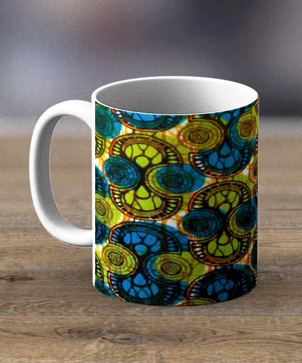 Mugs & Teacups Fabric 56 – Ankara Print Mug