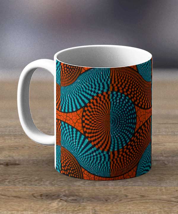 Mugs & Teacups Fabric 60 – Ankara Print Mug