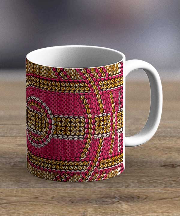 Coffee Mugs & Tea Cups Fabric 67 – Ankara Print Mug