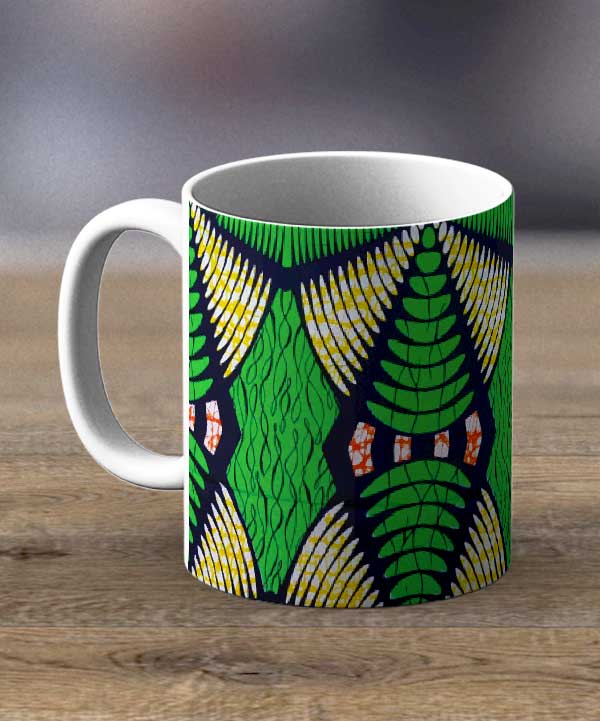 Coffee Mugs & Tea Cups Fabric 68 – Ankara Print Mug