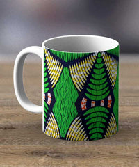 Coffee Mugs & Tea Cups Fabric 68 – Ankara Print Mug