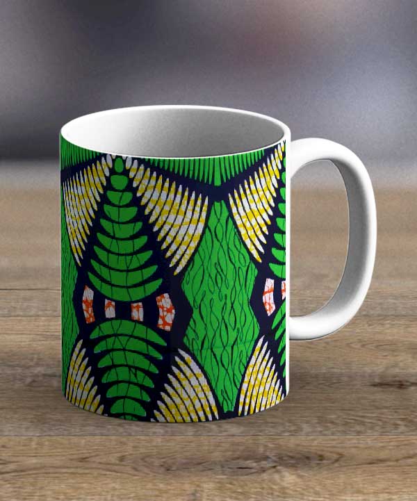 Coffee Mugs & Tea Cups Fabric 68 – Ankara Print Mug