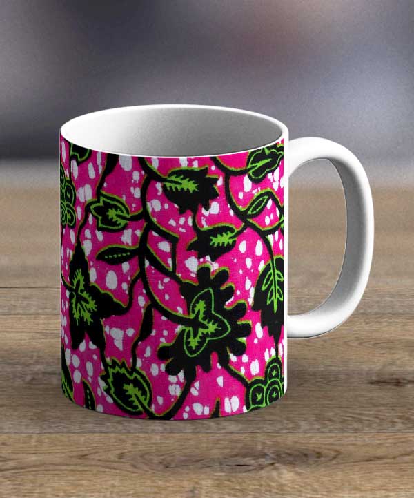 Coffee Mugs & Tea Cups Fabric 69 – Ankara Print Mug