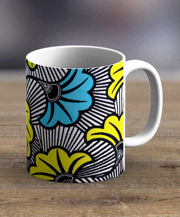 Coffee Mugs & Tea Cups Fabric 71 – Ankara Print Mug