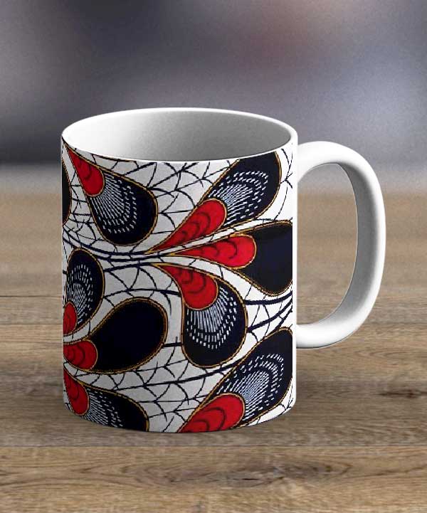 Coffee Mugs & Tea Cups Fabric 75 – Ankara Print Mug