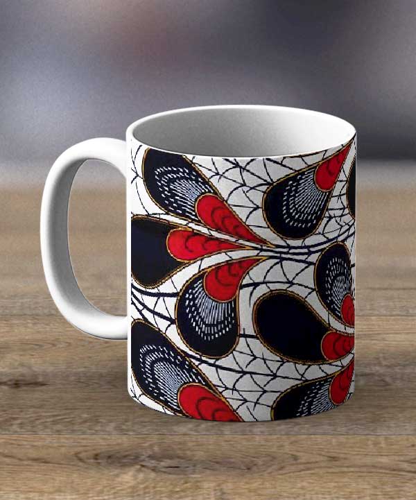 Coffee Mugs & Tea Cups Fabric 75 – Ankara Print Mug