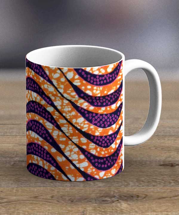 Coffee Mugs & Tea Cups Fabric 80 – Ankara Print Mug