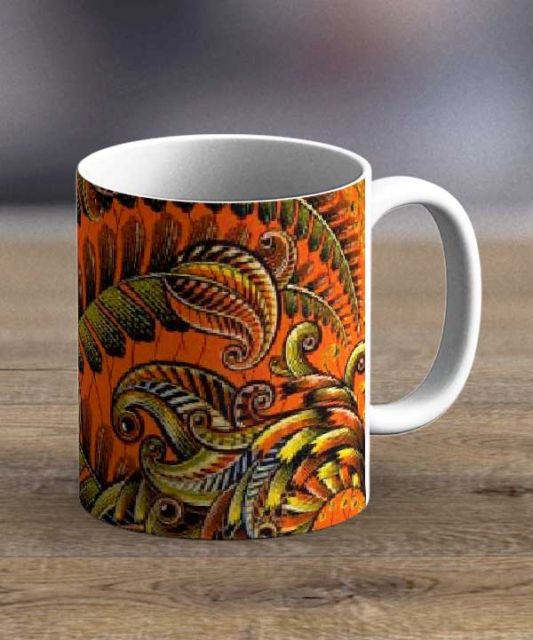 Coffee Mugs & Tea Cups Fabric 85 – Ankara Print Mug