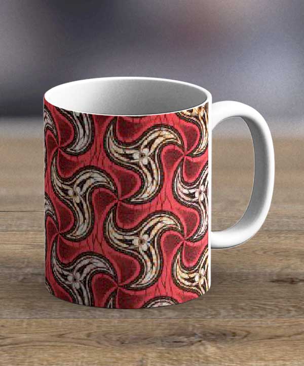 Coffee Mugs & Tea Cups Fabric 86 – Ankara Print Mug