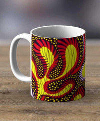 Coffee Mugs & Tea Cups Fabric 96 – Ankara Print Mug