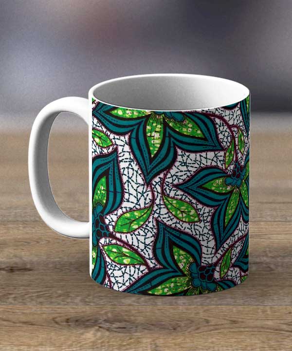 Coffee Mugs & Tea Cups Fabric 99 – Ankara Print Mug