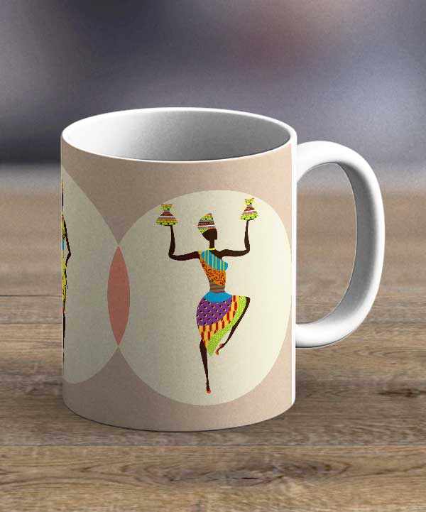 Coffee Cups & Mugs - Fana Woman Print Mug