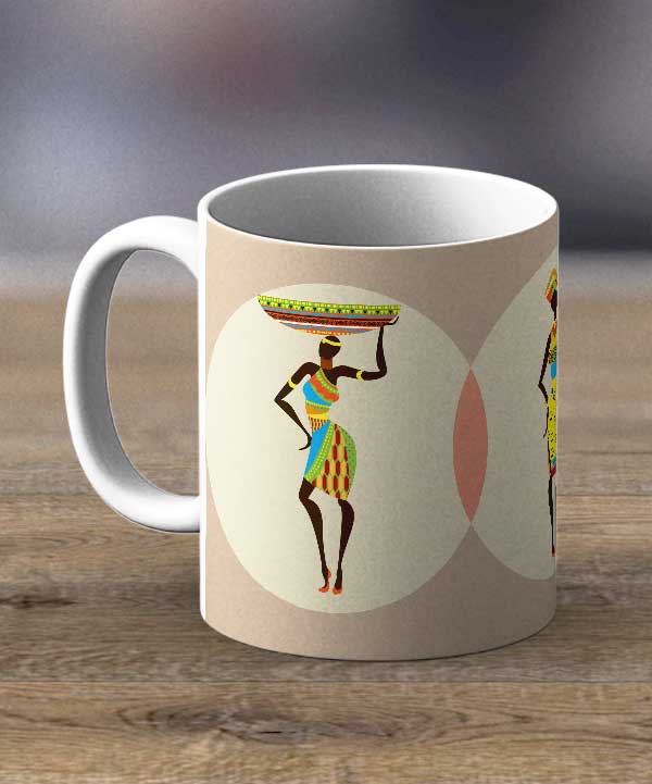 Coffee Cups & Mugs - Fana Woman Print Mug