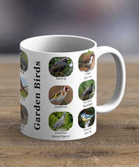 Coffee Cups & Mugs Garden Birds Print Mug