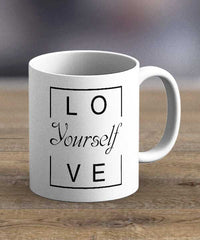 Coffee Cups & Mugs - Love Yourself Print Mug