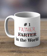 Number 1 Father In The World Print Mug