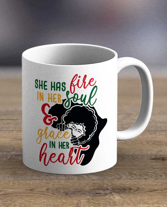 Coffee Cups & Mugs - She Has Life In Her Soul Print Mug