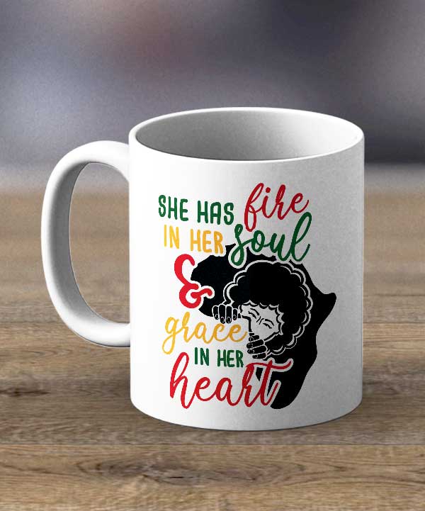 Coffee Cups & Mugs - She Has Life In Her Soul Print Mug