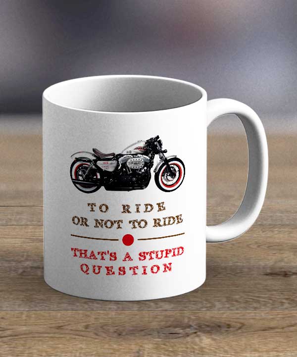 Coffee Cups & Mugs - To Ride Or Not To Ride Print Mug