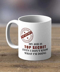 Coffee Cups & Mugs - Top Secret Print Mug