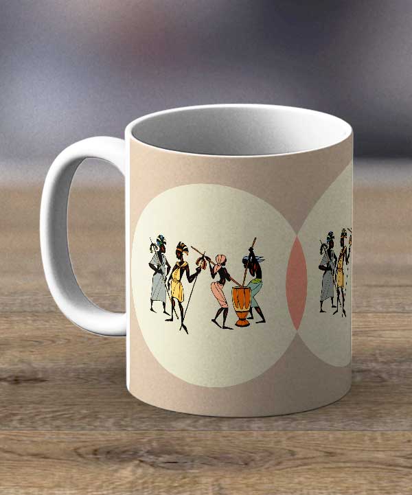 Coffee Cups & Mugs - Village People Print Mug