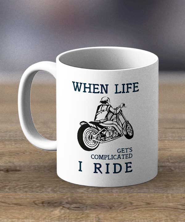 Coffee Cups & Mugs - When Life Get's Complicated Print Mug