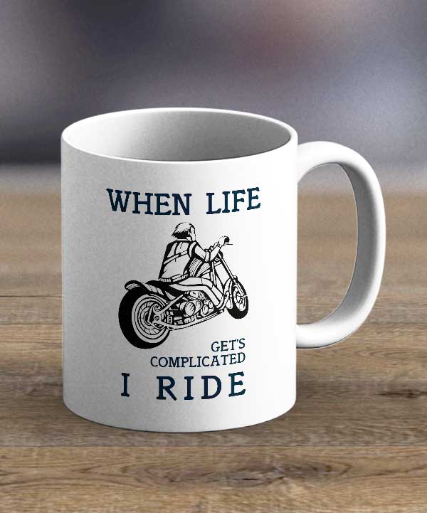 Coffee Cups & Mugs - When Life Get's Complicated Print Mug